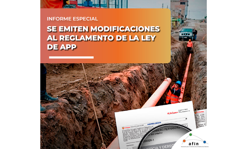 Se emiten modificaciones al reglamento de la Ley de APP | Informe especial