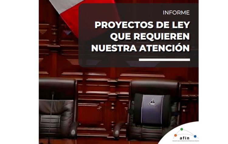 Proyectos de ley que requieren nuestra atención | Informe especial