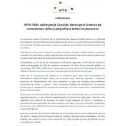 AFIN: Fallo sobre peaje Conchán destruye el sistema de concesiones viales y perjudica a todos los peruanos