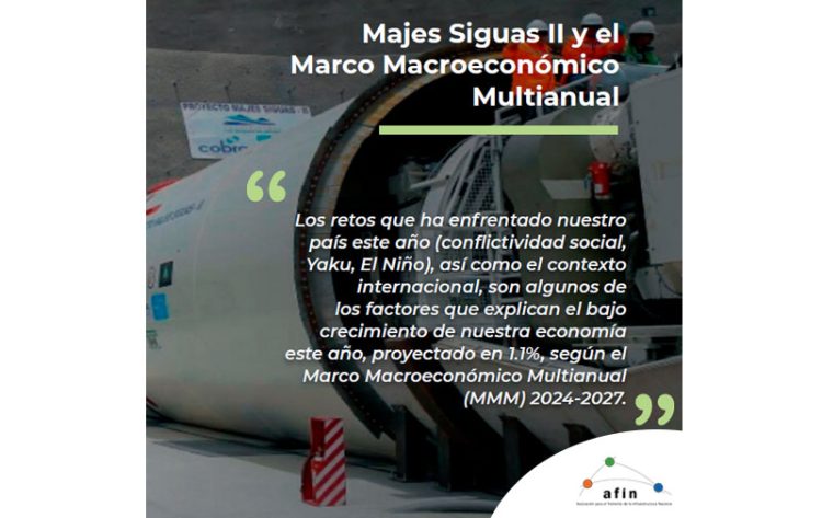 Artículo económico: Majes Siguas II y el Marco Macroeconómico Multianual