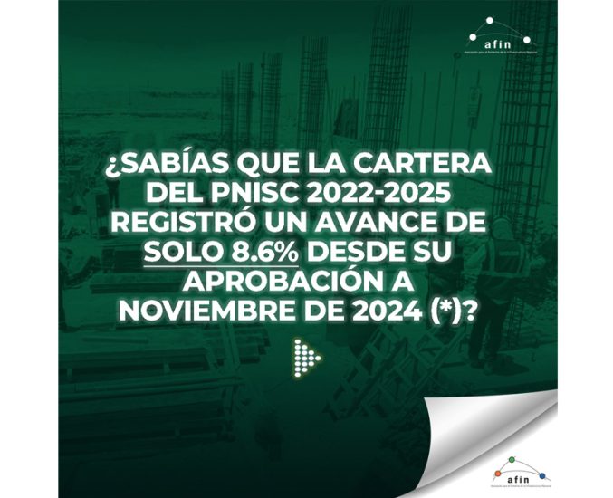 Avance del Plan Nacional de Infraestructura Sostenible para la Competitividad (PNISC) 2022-2025