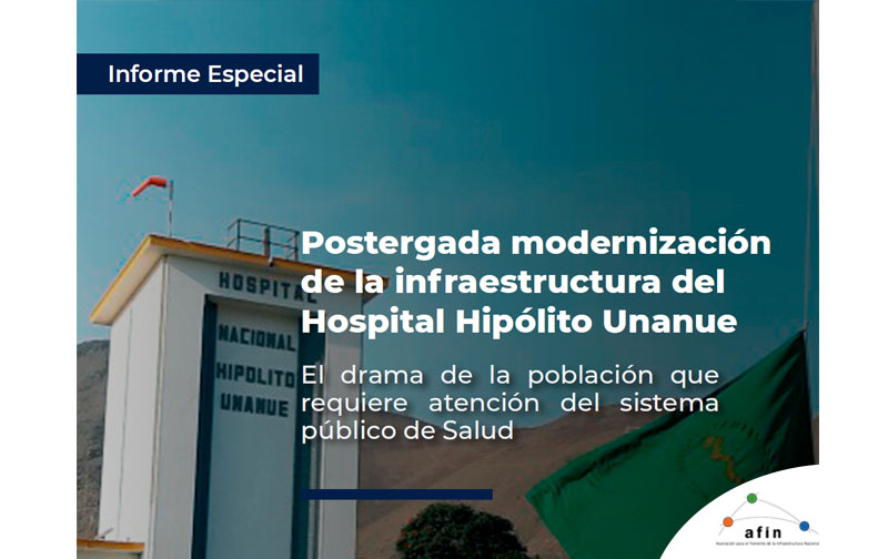 Informe especial |  Postergada modernización de la infraestructura del Hospital Hipólito Unanue