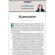 Sí pero así no por Leonie Roca, presidenta de AFIN