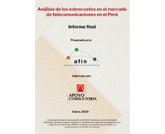 Análisis de los sobrecostos en el mercado de telecomunicaciones en el Perú – Informe final