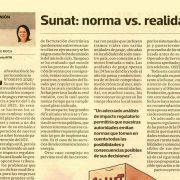 «Sunat: norma vs realidad» por Leonie Roca, presidenta de AFIN