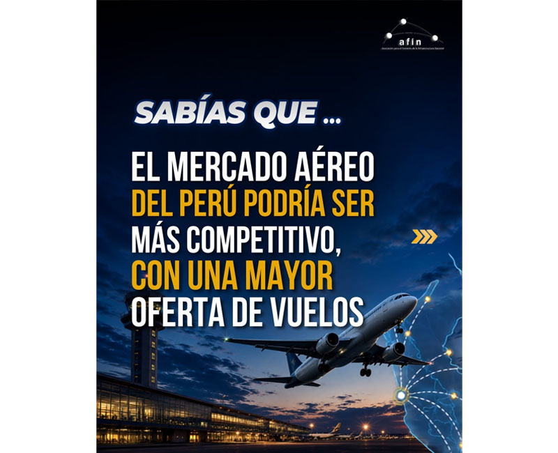 ¿Sabías que el mercado aéreo nacional del Perú podría ser más competitivo?